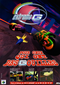 Extreme-G - Advertisement Flyer - Front (France) - 1053x1494