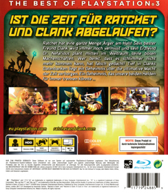 Ratchet & Clank Future: A Crack in Time - Box - Back (Germany) - 3024x3480