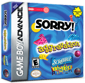 Sorry! / Aggravation / Scrabble Junior - Box - 3D (North America) - 1016x998