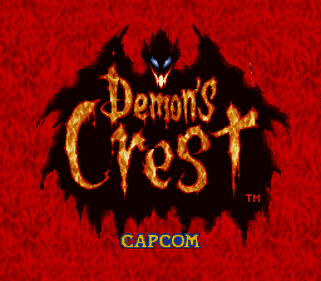 Demon's Crest - Screenshot - Game Title (Europe) - 256x224