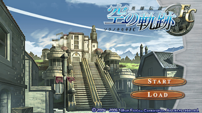 The Legend of Heroes: Trails in the Sky FC - Screenshot - Game Title (Japan) - 480x270