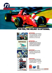 F1 Challenge - Advertisement Flyer - Front (North America) - 1184x1650