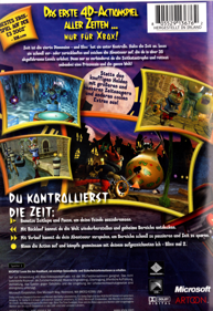 Blinx: The Time Sweeper - Box - Back (Germany) - 550x800