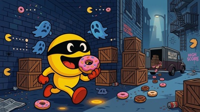 Donuts Man - Fanart - Background (World) - 1920x1080