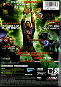 Evil Dead: Regeneration - Box - Back (Europe) - 569x800