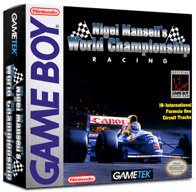 Nigel Mansell's World Championship Racing - Box - 3D (North America) - 1016x998