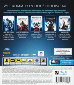 Assassin's Creed: Heritage Collection - Box - Back (Germany) - 901x1036
