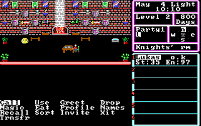 The Magic Candle: Volume 1 - Screenshot - Gameplay (North America) - 320x200