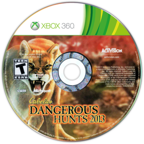 Cabela's Dangerous Hunts 2013 - Disc (North America) - 835x835