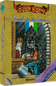 King's Quest: Quest for the Crown - Box - 3D (United Kingdom) - 820x1244