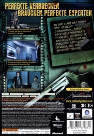 CSI: Crime Scene Investigation: Deadly Intent - Box - Back (Germany) - 598x862