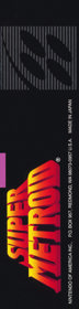 Super Metroid - Box - Spine (North America) - 753x2932