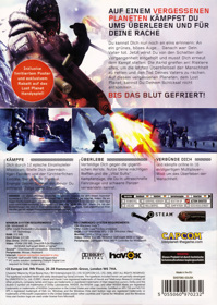 Lost Planet: Extreme Condition - Box - Back (Germany) - 853x1200
