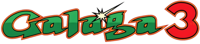 Galaga 3 - Clear Logo (North America) - 6000x1339