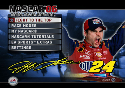 NASCAR 06: Total Team Control - Screenshot - Game Select (World) - 640x448
