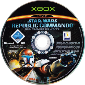 Star Wars: Republic Commando - Disc (Germany) - 775x772