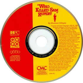 Who Killed Sam Rupert: Virtual Murder 1 - Disc (North America) - 767x767