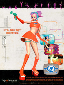 Space Channel 5 - Advertisement Flyer - Front (United States) - 1664x2200