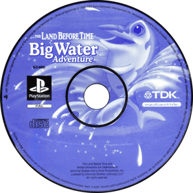 The Land Before Time: Big Water Adventure - Disc (Europe) - 800x800