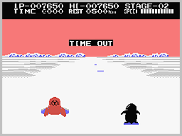 Antarctic Adventure - Screenshot - Game Over (World) - 256x192