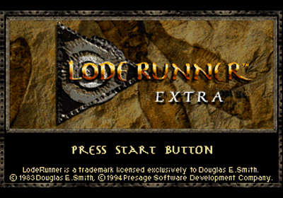 Lode Runner Extra - Screenshot - Game Title (Japan) - 320x224
