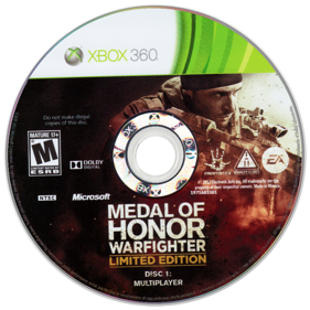 Medal of Honor: Warfighter - Disc (North America) - 900x900
