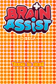 Brain Assist - Screenshot - Game Title (North America) - 256x384