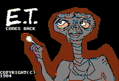 ET Comes Back - Screenshot - Game Title (North America) - 560x384