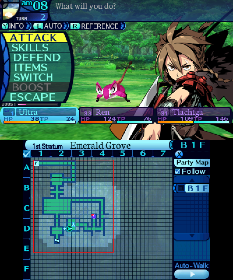 Illustration of Etrian Odyssey Untold: The Millennium Girl