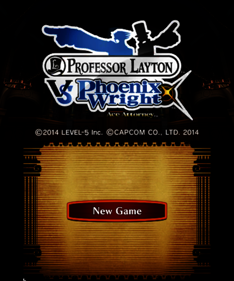 Professor Layton vs Phoenix Wright: Ace Attorney - Screenshot - Game Title (North America) - 1687x2024