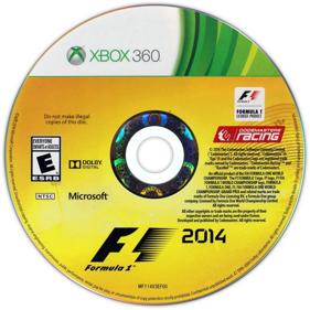 F1 2014 - Disc (North America) - 1151x1151