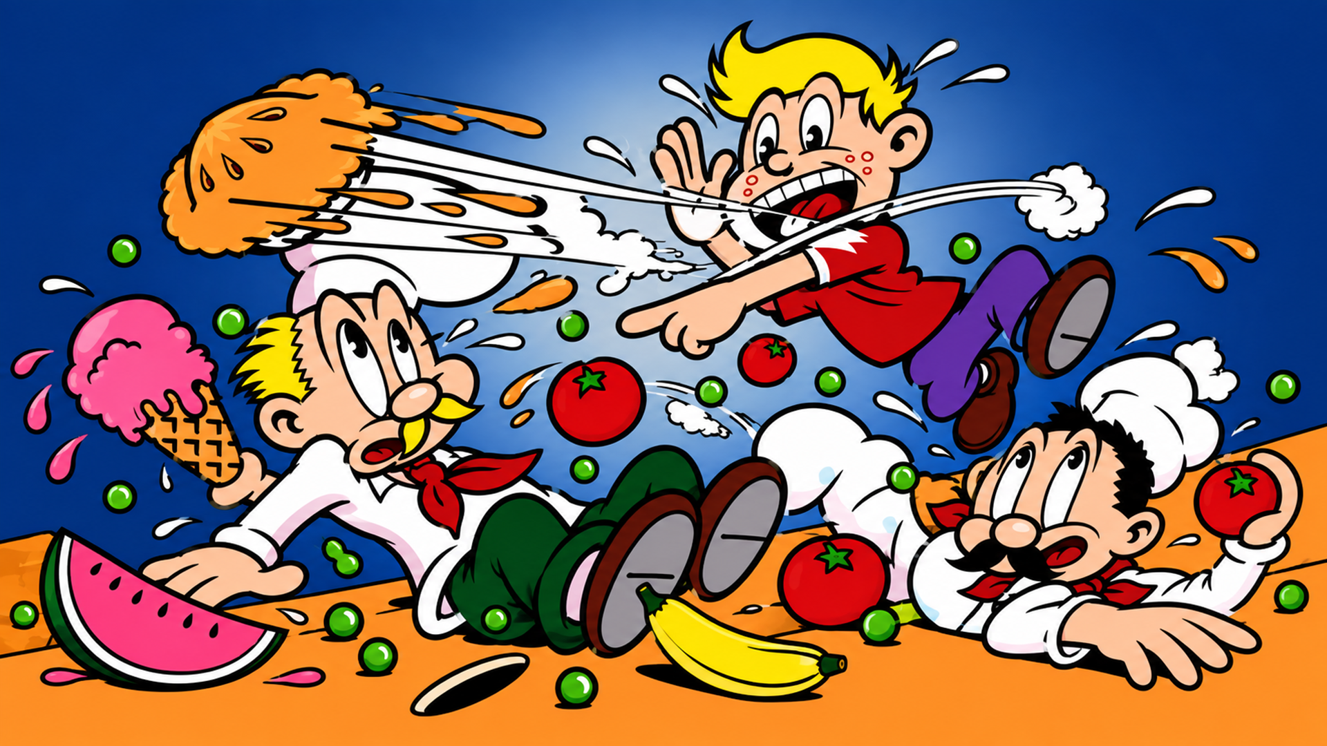 Illustration of Food Fight