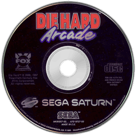 Die Hard Arcade - Disc (Europe) - 850x850