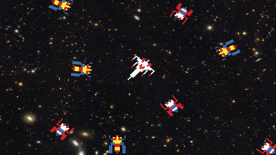 Galaga: Demons of Death - Fanart - Background (World) - 1600x900
