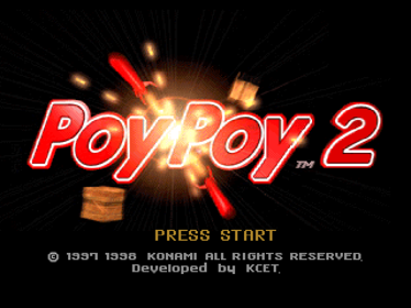 Poy Poy 2 - Screenshot - Game Title (Europe) - 640x480