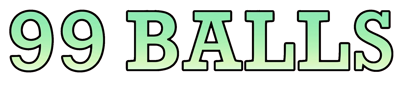 99 Balls - Clear Logo (World) - 2210x480