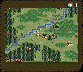 Genghis Khan II: Clan of the Gray Wolf - Screenshot - Gameplay (World) - 256x224