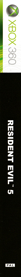 Resident Evil 5 - Box - Spine (Europe) - 324x4281