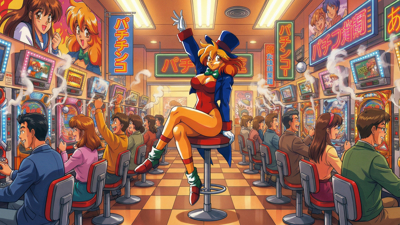 Hissatsu Pachinko Collection 3 - Fanart - Background (Japan) - 2389x1344