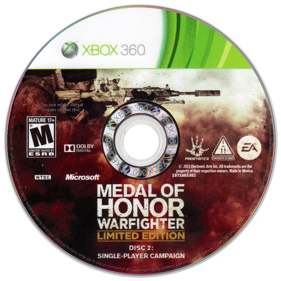 Medal of Honor: Warfighter - Disc (North America) - 900x900