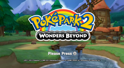 PokéPark 2: Wonders Beyond - Screenshot - Game Title (North America) - 2501x1368