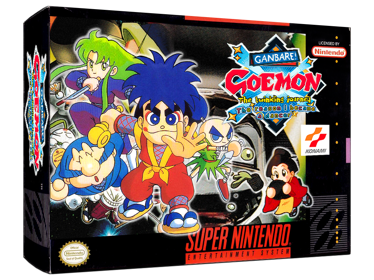 Ganbare Goemon 4: Kirakira Douchuu: Boku ga Dancer ni Natta Riyuu - Box - 3D (World) - 1024x768