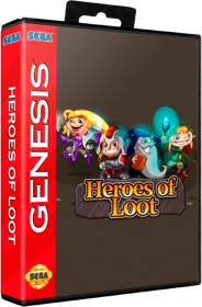 Heroes of Loot - Box - 3D (North America) - 653x992