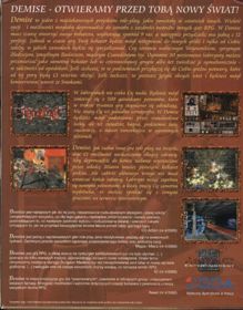 Demise: Rise of the Ku'tan - Box - Back (Europe) - 626x800