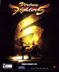 Virtua Fighter 5 - Advertisement Flyer - Front (United States) - 1800x2178
