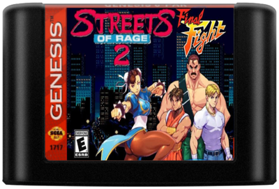 Streets of Rage 2: Final Fight - Cart - Front (North America) - 720x488