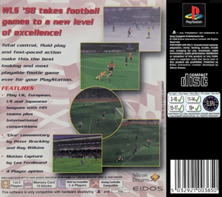 World League Soccer '98 - Box - Back (Europe) - 765x680