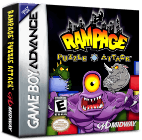 Rampage Puzzle Attack - Box - 3D (North America) - 1016x998