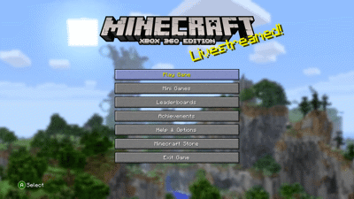 Minecraft: Xbox 360 Edition - Screenshot - Game Title (World) - 1280x720