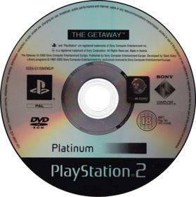The Getaway - Disc (United Kingdom) - 729x734